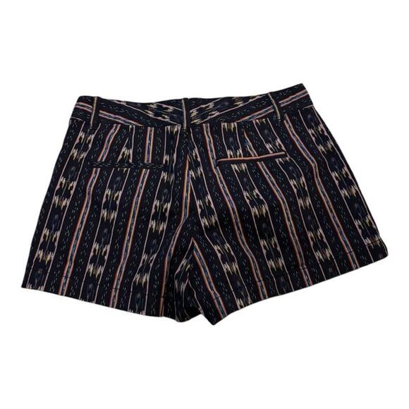 Gap City Short Navy Blue Aztec Shorts Size 8 - Picture 2 of 5